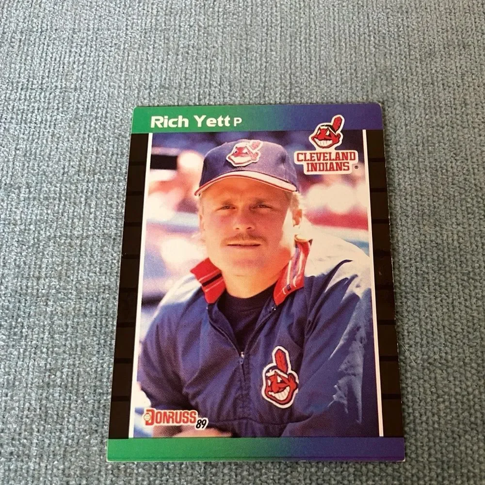 1989 Donruss Cleveland Indians Baseball Card Trading Card